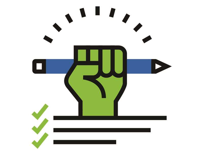 icon with words: Engage & Network