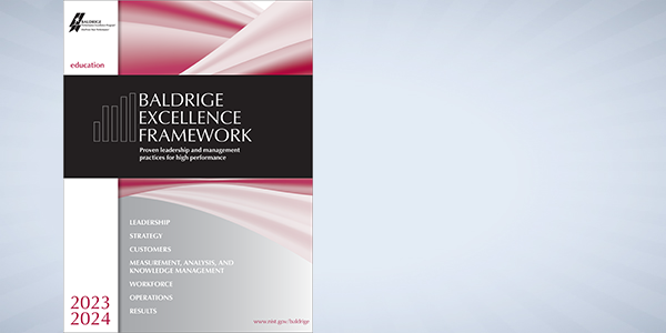 2023-2024 Baldrige Framework Education listing image