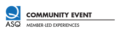 ASQ community event logo