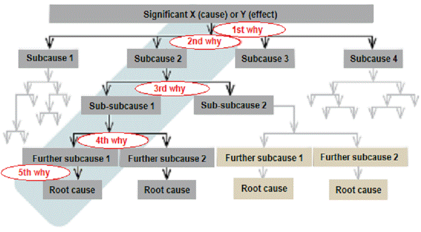 Five whys process