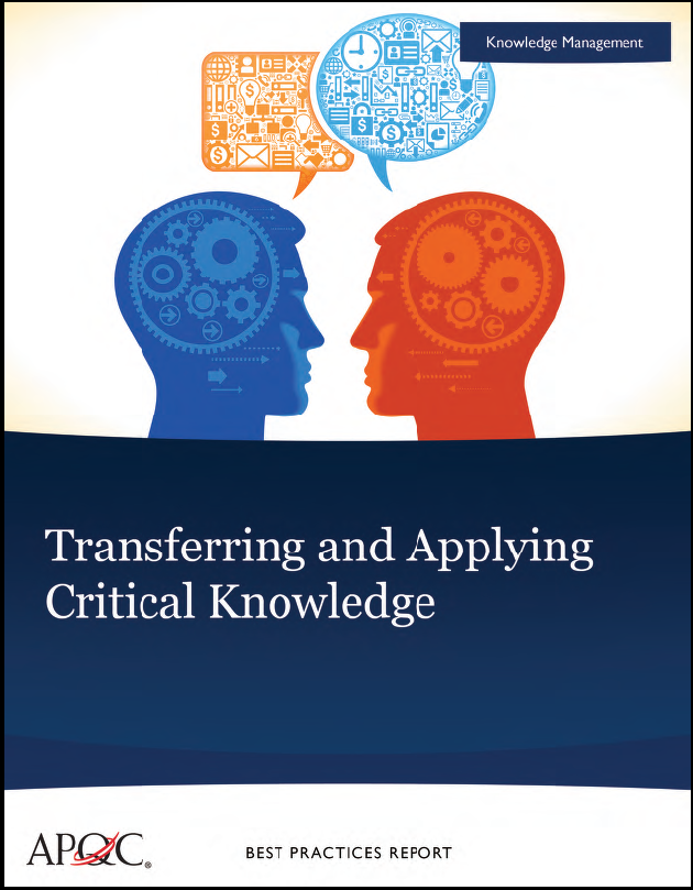 KM Transfer Benchmarking Study Cover