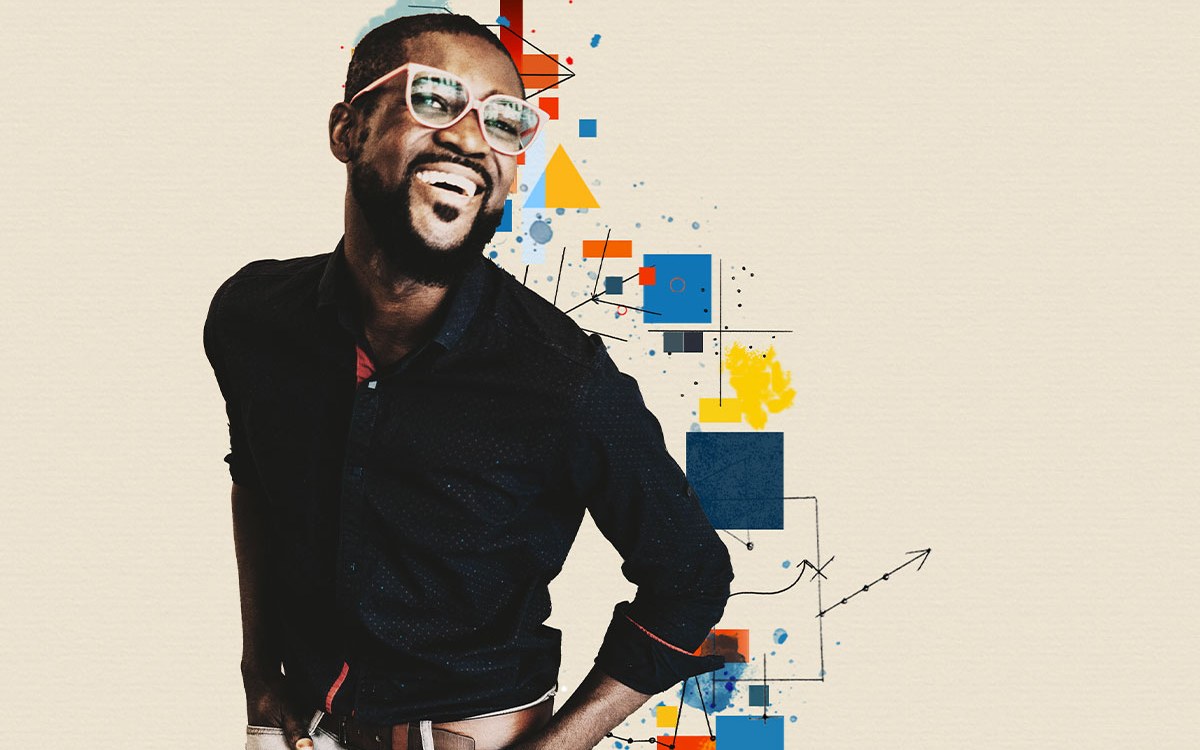 man in business casual attire