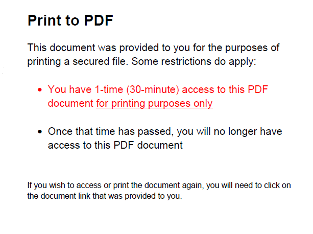 Screenshot of print to PDF prompt